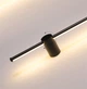 Настенный светильник бра металлический линейный LED чёрный 80см (BR11) - изображение 2