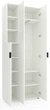 Шкаф Metkas Home A003L 900x420x2300 мм ЛДСП Белый снег (MA003L-B) - изображение 2