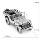 Конструктор металевий Shupin автомобіль Jeep Willys - зображення 5