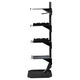 Стеллаж модульный для инвентаря кроссфит LiveUp LP8875 STORAGE RACK (металл, р-р 55x60x180см, черный) - изображение 4