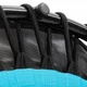 Фитнес батут для джампинга складной круглый ø40» (100см) LiveUp LP8250 (металл, полиэстер, латекс, крепление жгуты, d-100см, черный-синий) - изображение 9