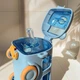 Пляшка для води дитяча ARDESTO Bear Bus 500 мл іграшка автобус блакитний зі шнурочком та наліпками - зображення 2