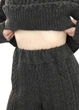 Жіночі в'язані штани вільного крою з високою посадкою ARTKNIT L-XL Сірий (ak33265) - изображение 3