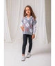Жилетка для девочки ART KNIT Ромб Серая, 128-134см 026294 - изображение 1