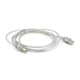 Кабель USB 2.0 AM/BM 1.8m прозорий - зображення 1