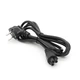 Кабель живлення Schuko PC-186 CEE7/17-IEC C5, 1.8 М, 0.75 мм, для ноутбука, OEM Voltronic PC-186 CEE7/17-IECC5CCA18 - зображення 1