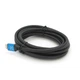 Кабель Merlion HDMI-HDMI V-Link High Speed 3.0 m, v2,0, OD-8.2 mm, круглий Grey, коннектор Grey/Yellow YT-HDMI(M)/(M)4KV2.0-3.0 m - зображення 3