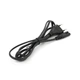 Кабель живлення 1.5m, 0.5mm, PC-184/2 CEE7/16-C7 2 pin (для побутової техніки), Black, OEM Q650 - зображення 2