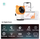 Видеоняня Baby Monitor цифровая WiFi с гибким креплением, 5 дюймовым HD экраном, камера 1080Р, 4-кратный зум, с датчиком звука, движения, ночное видение + термометр, радионяня, оранжевая - изображение 2