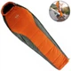 Спальный мешок кокон Tm Fjord Long. Оранж. 225х80/55см. -20/+0°C. Правый. Кемпинговый спальник - изображение 1