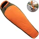 Спальный мешок кокон Tm Arctic Regular. Оранж. 220х80/50см. -30/-10°C. Левий. Кемпинговый спальник - изображение 1