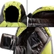 Спальный мешок кокон Tm Fjord Long. Зеленый. 225х80/55см. -20/+0°C. Правый. Кемпинговый спальник - изображение 4