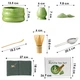Набор Matcha Lesko SD5458 Green для приготовления чая матча 7 предметов - изображение 6