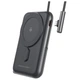 УМБ Choetech Magnetic Wireless 10000mAh 20W PD USB-C In/Out,Qi-15W,build-in cabel Black - зображення 4