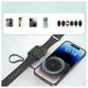 УМБ Choetech Magnetic Wireless 10000mAh 15W PD,QC3.0 USB-A+2USB-C 3in1charg,with build-incable White - зображення 2