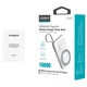 УМБ Choetech Magnetic Wireless 10000mAh 15W PD,QC3.0 USB-A+2USB-C 3in1charg,with build-incable White - зображення 6