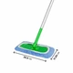Набір з 2 шт змінних махрових насадок для швабри Swiffer мопа на резинці Блакитні - зображення 2