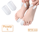 Силіконовий захисний ковпачок для пальців ніг Finger Protection White Розмір L - изображение 1