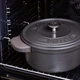 Кастрюля с крышкой GreenPan Featherweights 28 см 6.3 л Черная (CC005057-001) - изображение 5