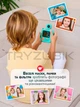Фотоапарат для дітей миттєвого друку камера 48 МП Tryzubik Explorer для хлопчиків і дівчаток, 180° об’єктив, фото, відео 1080P, ігри + подарунок стікери, фломастери, ремінець і два рулони термо папіру. Тризубік - зображення 8