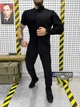 Тактичний комплект 2 в 1 костюм Ріпстоп футболка Coolmax Black XXXL - зображення 1