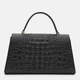 Женская кожаная сумка Borsa Leather K1213D-black 5061755 - изображение 3