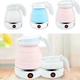 Електрочайник складаний travel folding 600ml. колір: рожевий - зображення 6
