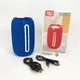 Портативная Bluetooth колонка TG653 USB с ремешком, Беспроводная колонка портативная мощная. Цвет: синий 5058331 - изображение 4