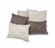 Комплект декоративних подушок Firanka Damask 36х30см 2шт, 32х22см 2шт, 32х26см 1шт коричневий з молочним (п_0771) - зображення 2