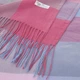 Палантин женский SumWin Скай 32900-7-43 Розовый/Серый/Небесный (ROZ6501062555) - изображение 2