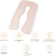 Подушка для беременных и отдыха MirSon Velvet Line №8019 U-образная Cream (2200006178514) - изображение 6