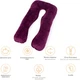 Подушка для вагітних і відпочинку MirSon Velvet Line №8021 U-подібна Excalibur (2200006178538) - зображення 6