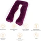 Подушка для беременных и отдыха MirSon Velvet Line №8024 U-образная Adenium (2200006178569) - изображение 6