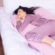 Подушка для беременных и отдыха MirSon Satin Stripe №8026 U-образная Pink (2200006178644) - изображение 7