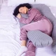 Подушка для беременных и отдыха MirSon Satin Stripe №8027 U-образная Light Gray (2200006178651) - изображение 7
