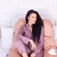 Подушка для беременных и отдыха MirSon Delicate Satin №8028 U-образная Cappuccino (2200006178668) - изображение 8