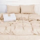 Простынь на резинке MirSon Лен Linen Amalia 80x190 см (2200008249076) - изображение 5