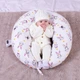Подушка для беременных и кормления MirSon №8336 Print Line 17-0529 Bunnies white Бязь 30х170х20 см (2200006200611) - изображение 1
