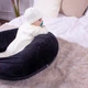 Подушка для беременных и кормления MirSon №8305 Velvet Line 28-0007 Black Велюр 30х170х20 см (2200006200307) - изображение 9