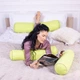 Подушка-валик MirSon №8371 Naturale Line 12-0714 Daniela BamBoo 60х16 см (2200006252115) - изображение 4