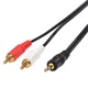 Аудиокабель Jack 3,5 мм на RCA тюльпан, длина 3 метра - изображение 2