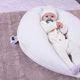 Подушка для вагітних і годування Mirson №8594 Velvet Line 28-0001 White 50% Memory 30х170 см (2200006346791) - зображення 11