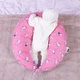 Подушка для беременных и кормления Mirson №8656 Print Line 17-0528 Bunnies pink 100% Memory 30х170 см (2200006347415) - изображение 11