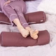 Подушка-валик MirSon №8377 Naturale Line 19-1217 Chocolate Perla BamBoo 70х16 см (2200006252481) - изображение 2