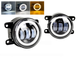 Комплект протитуманних LED фар AllLight FB-411 D=90мм DRL+поворот (Renault, Citroen, Ford, Mitsubishi, Peugeot, Subaru) - изображение 1