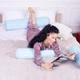 Подушка-валик MirSon №8536 Naturale Line 14-4121 Blanco 100% Memory 70х20 см (2200006343493) - изображение 6