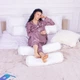 Подушка-валик MirSon №8126 Velvet Line 28-0001 White EcoSilk 100х16 см (2200006249009) - изображение 1