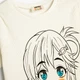 Детская футболка для девочки Koton 4SKG10206AK010 116-122 см Белая (8684287051799) - изображение 3