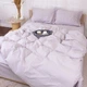 Простынь MirSon Poplin Line 054 Light Gray 150х200 см (2200006278979) - изображение 12