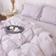 Простынь MirSon Poplin Line 054 Light Gray 150х200 см (2200006278979) - изображение 1